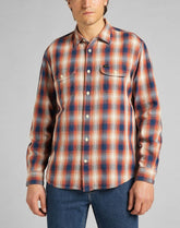 LEE WORKER SHIRT BURNT OCHRE L68HMJBH 112140615